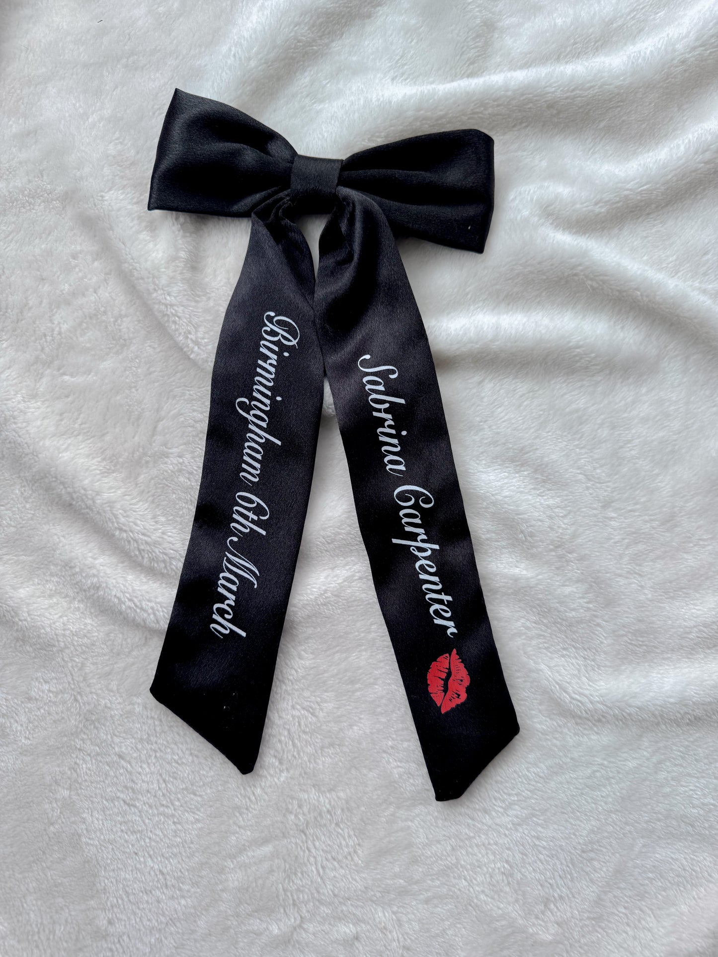 Sabrina Carpenter Short N Sweet Concert Hair Bows with personalisation