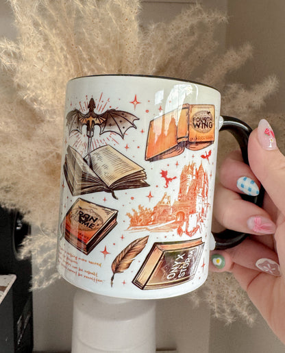 Fourth Wing Bookish Inspired 11oz Ceramic Mug