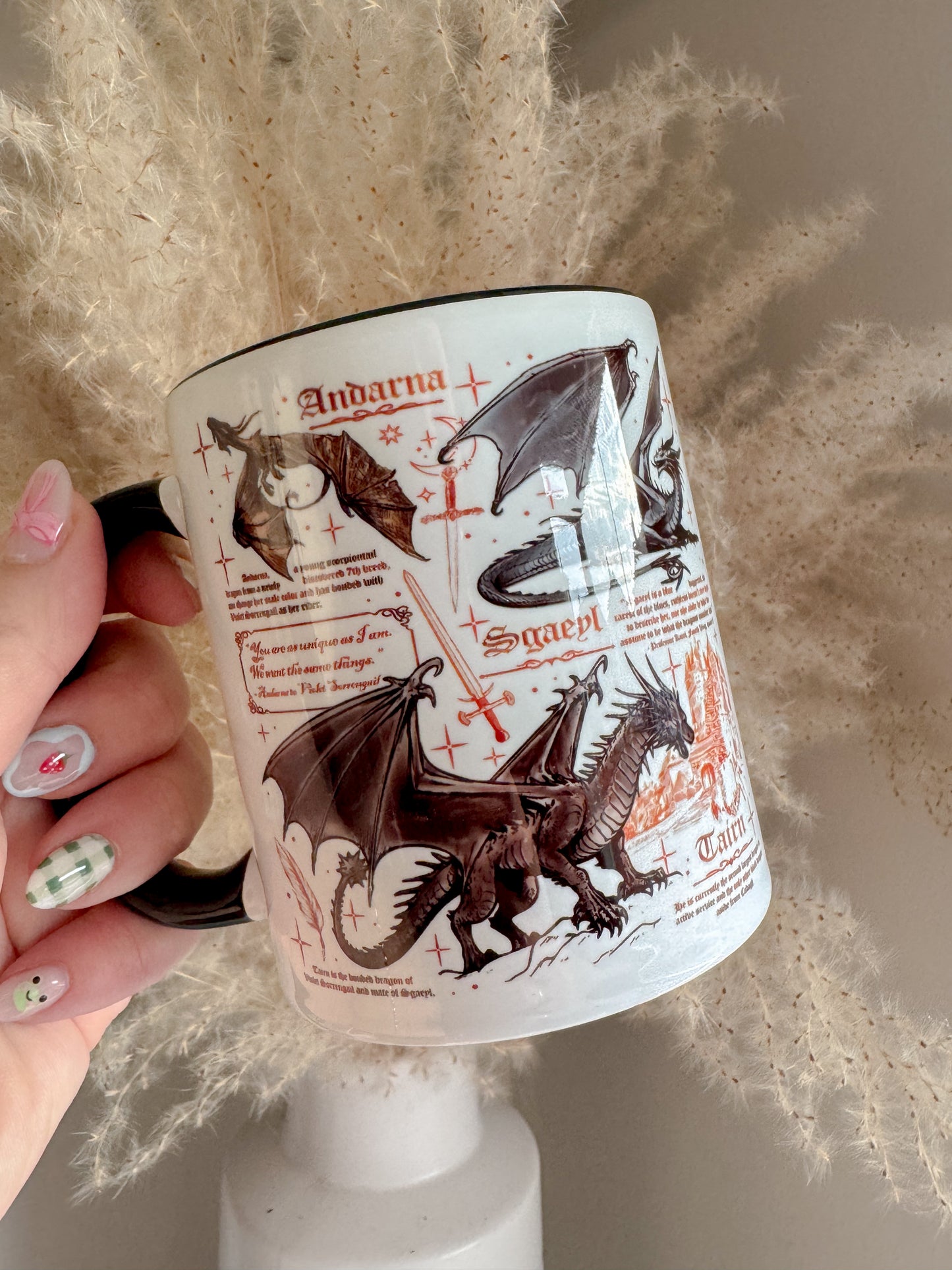 Fourth Wing Inspired Dragons 11oz Ceramic Mug