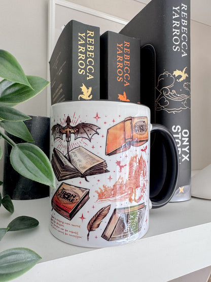 Fourth Wing Bookish Inspired 11oz Ceramic Mug