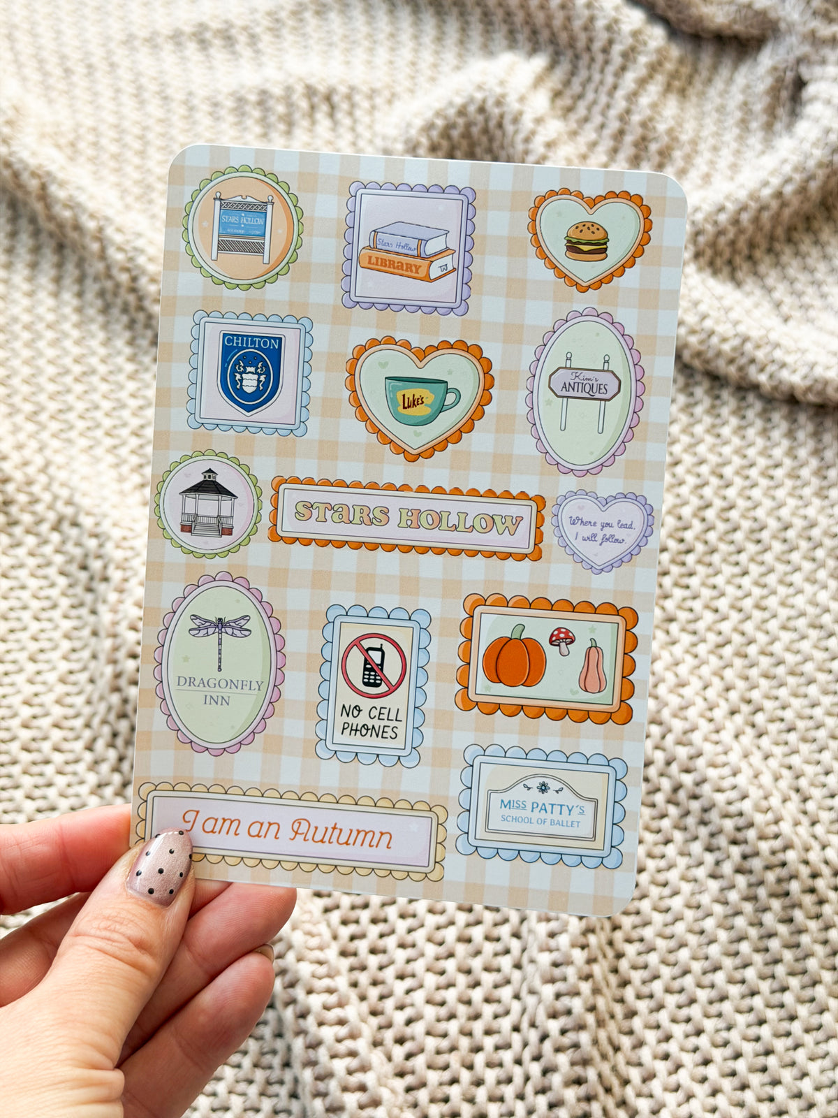 Cute Kindle E-Reader Inserts ✨ - Gilmore Girls Inspired - Kindle Paperwhite & Colorsoft Accessories