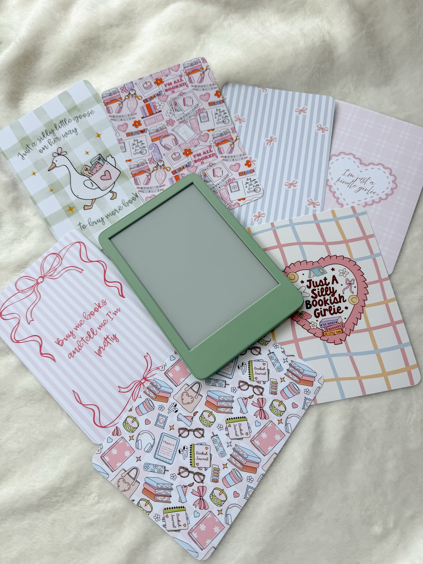 Cute Kindle E-Reader Inserts ✨ - Just A Kindle Girlie - Kindle Paperwhite & Colorsoft Accessories