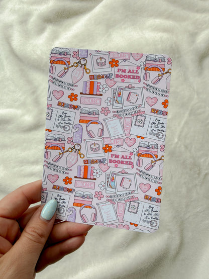 Cute Kindle E-Reader Inserts ✨ - Retro 'I'm All Booked' - Kindle Paperwhite & Colorsoft Accessories