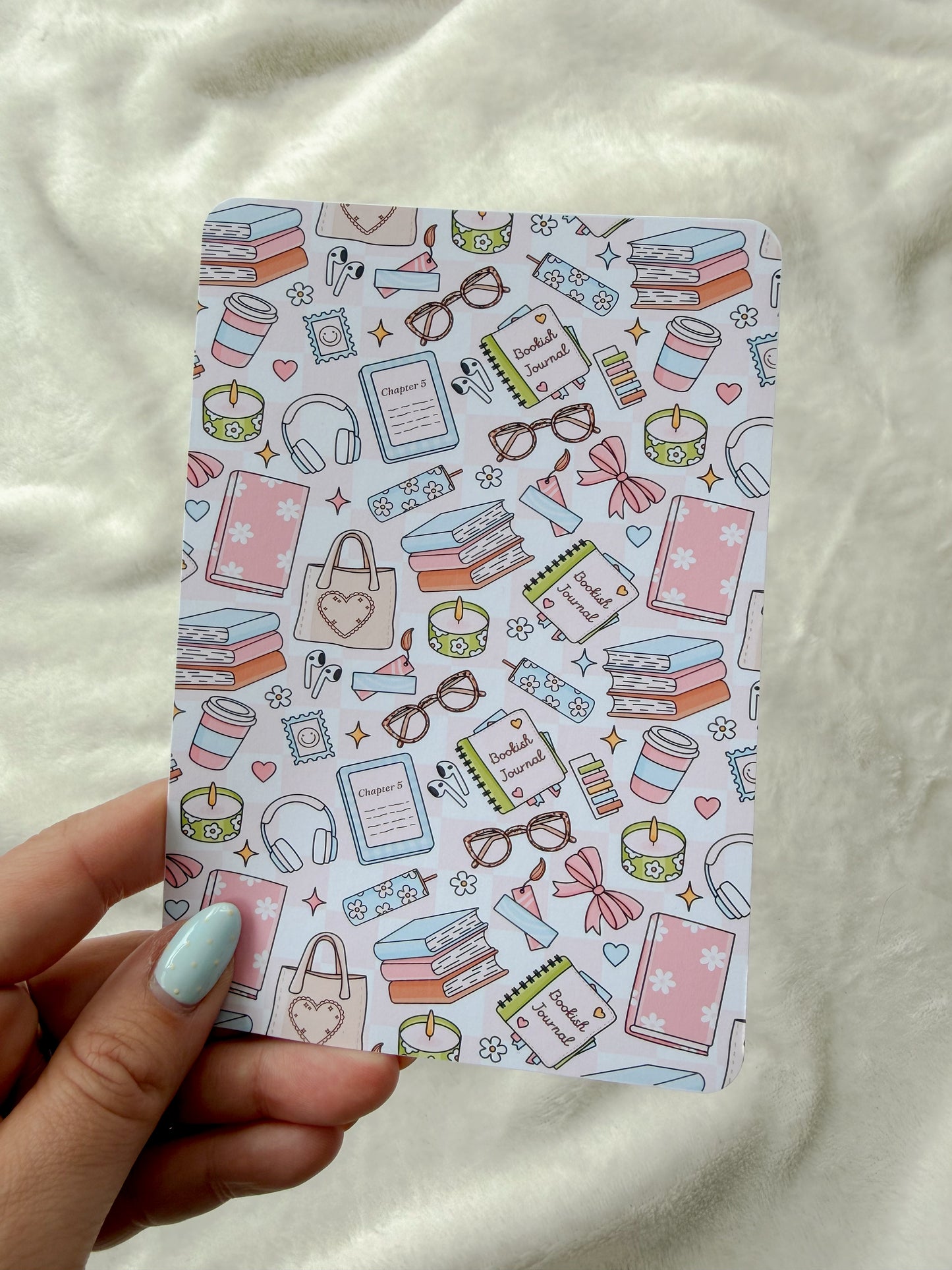 Cute Kindle E-Reader Inserts ✨ - 'Bookish Journal' - Kindle Paperwhite & Colorsoft Accessories