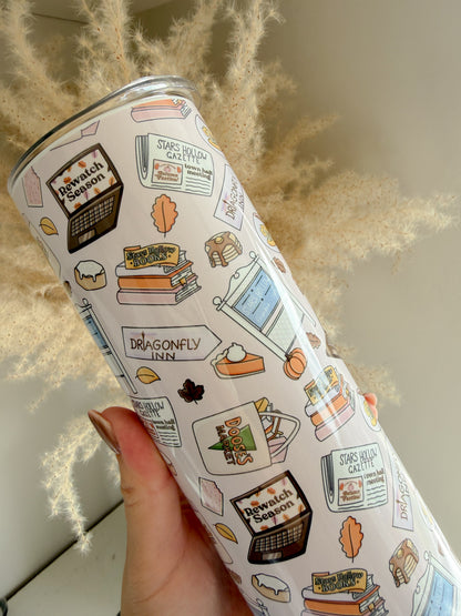 Gilmore Girls Rewatch Season Inspired 20oz Stainless Steel Tumbler ✨🍂