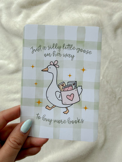 Cute Kindle E-Reader Inserts ✨ - Just A Silly Little Goose - E-Reader Case Inserts - Kindle Paperwhite & Colorsoft Accessories