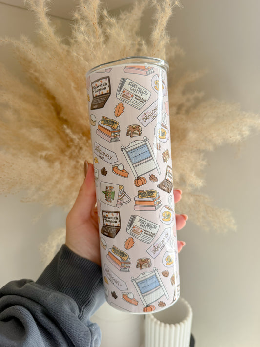 Gilmore Girls Rewatch Season Inspired 20oz Stainless Steel Tumbler ✨🍂