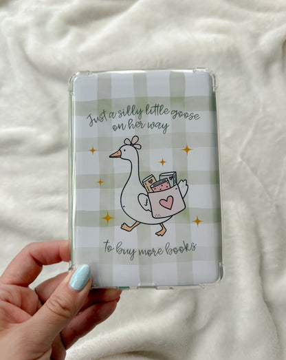 Cute Kindle E-Reader Inserts ✨ - Just A Silly Little Goose - E-Reader Case Inserts - Kindle Paperwhite & Colorsoft Accessories