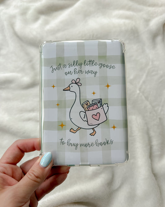 Cute Kindle E-Reader Inserts ✨ - Just A Silly Little Goose - E-Reader Case Inserts - Kindle Paperwhite & Colorsoft Accessories
