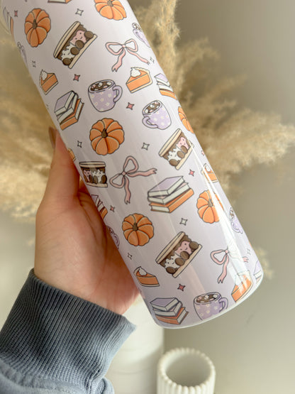 Cosy Autumn 20oz Tumbler ✨🧡 Hot and Cold Drink Tumbler - Autumnal Gifts