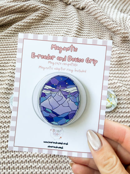 Magnetic E-Reader Kindle and Device Grip ✨ - Ramiel Mountain ACOTAR Inspired - MagSafe Compatible - Kindle E Reader Accessories