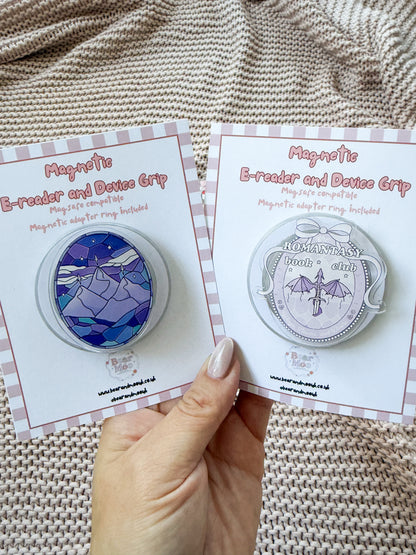 Magnetic E-Reader Kindle and Device Grip ✨ - Ramiel Mountain ACOTAR Inspired - MagSafe Compatible - Kindle E Reader Accessories