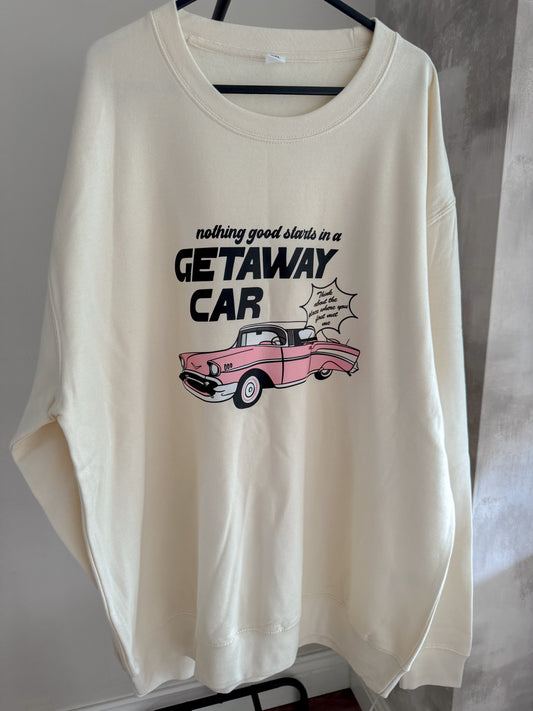 Retro Getaway Car Sweater and Tshirt TS Inspired