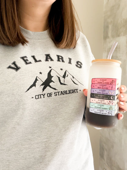 Velaris City of Starlight Varsity Style Unisex Jumper ✨ - Book Lover Sweatshirt and Tshirt - Gift Ideas for Book Lovers
