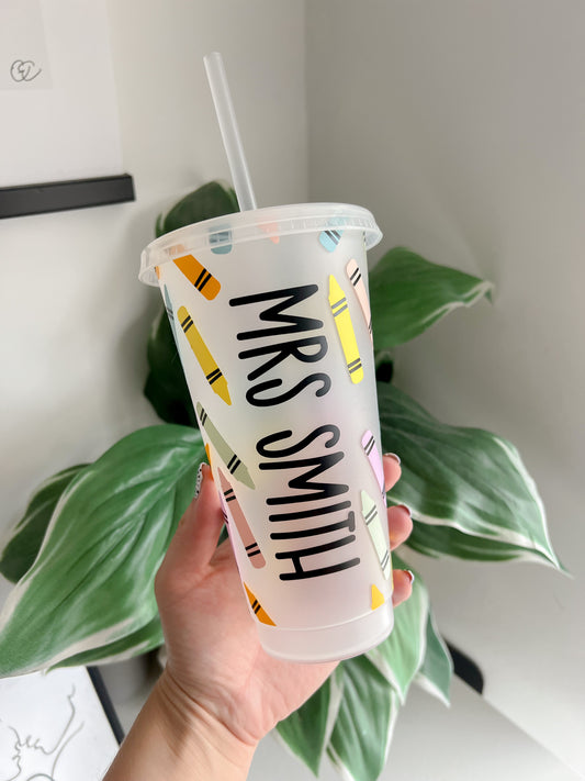 Personalised Teacher Cold Cups - End Of Year Teacher Gifts - Bear and. Moo UK