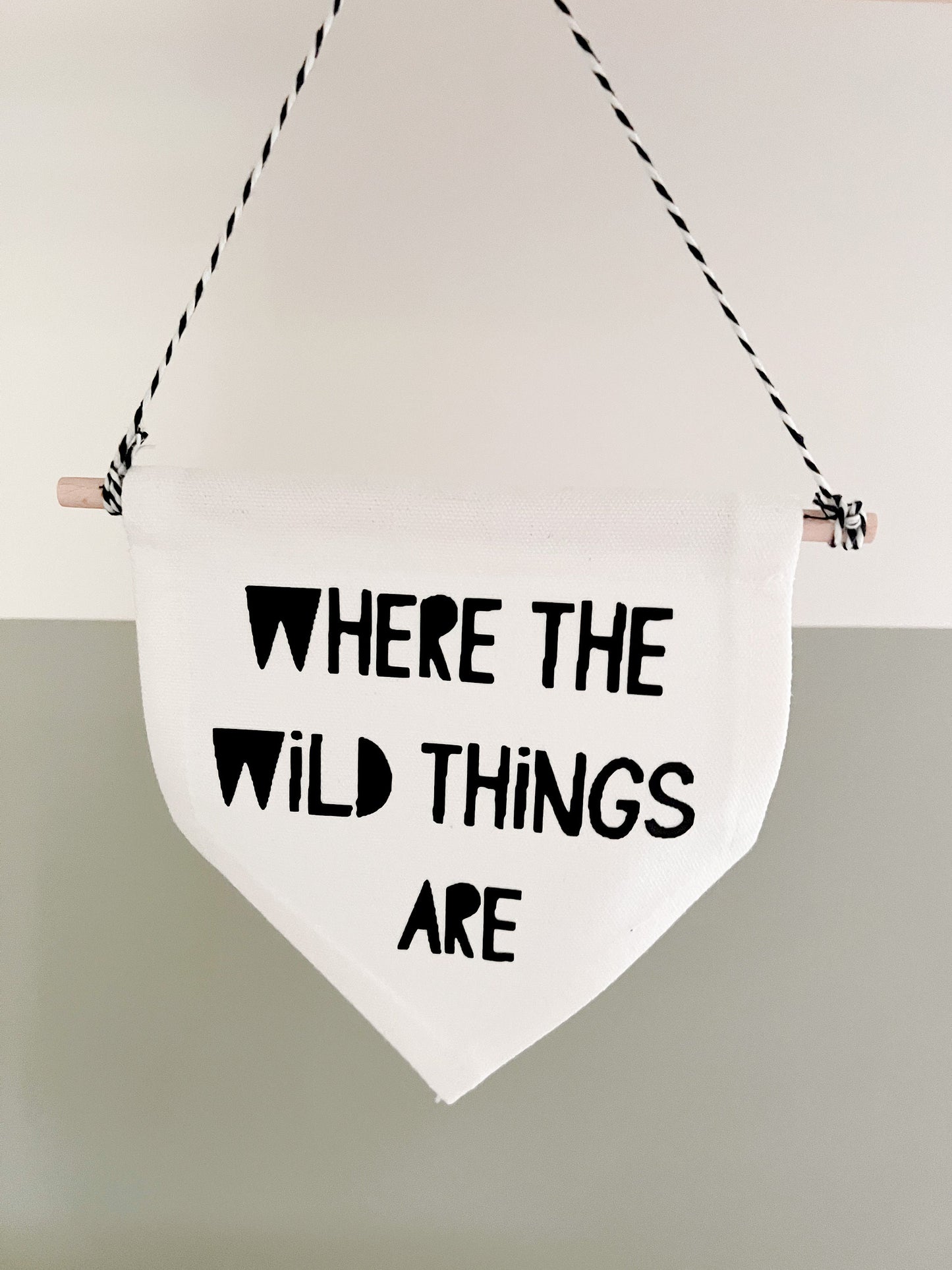 Where the Wild Things Are Children's Flag Banner