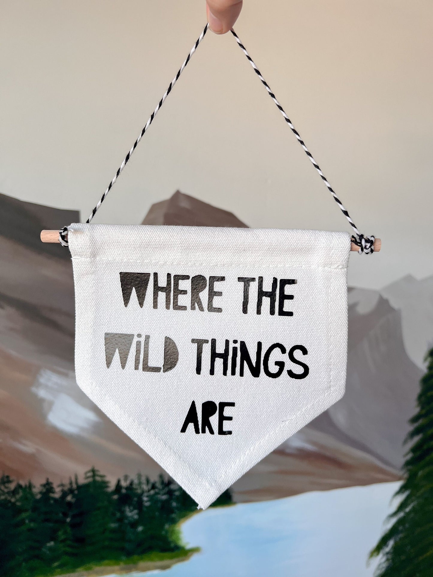 Where the Wild Things Are Children's Flag Banner